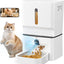 Automatic Cat Feeder with Camera, 7L Timed Dog Feeders, Adjustable Camera, 1080P HD Night Vision, Automatic Dog Feeder, 5G WiFi Cat Food Dispenser with 2-Way Audio, Low Food & Motion Alerts