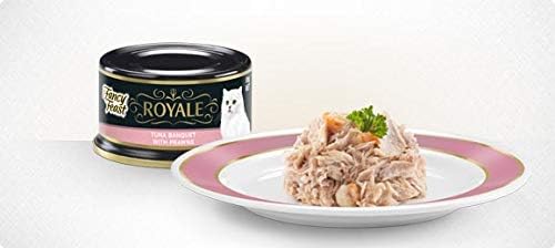 FANCY FEAST Royale Adult Wet Cat Food Tuna Banquet with Prawns 24x85g