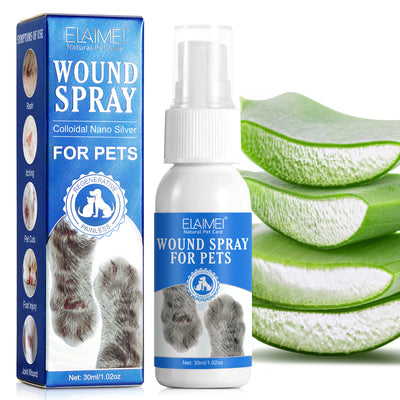Elaimei Pet Wound Spray – Fast Healing & Pain Relief for Dogs and Cats (30ml)