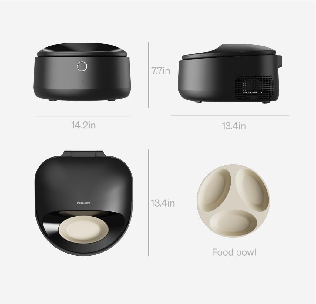 PETLIBRO Automatic Cat Feeder Wet Food Refrigerated New Upgraded APP Control,3 Days Freshness 3 Meals