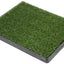 Pet Dog Toilet Mat Indoor Training Grass Potty Pad Portable Loo Tray 63X51Cm