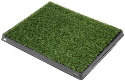 Pet Dog Toilet Mat Indoor Training Grass Potty Pad Portable Loo Tray 63X51Cm