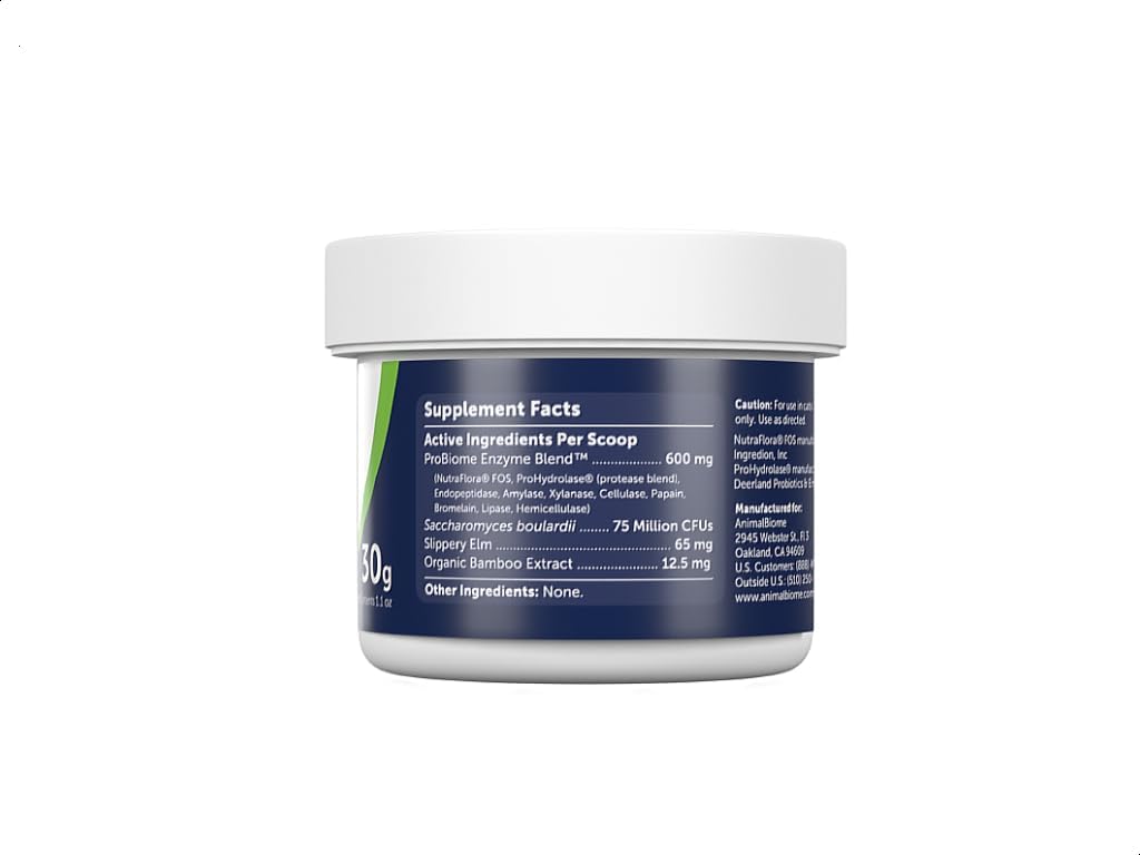 AnimalBiome Daily Digest Digestive Enzymes for Cats and Dogs 30g Powder