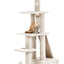 Petzly Cat Tree, 125cm Cat Tower for Large Cats Indoor, Multi-Level Cat Condo with Cat Ladder