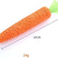 Cat Chew Toys, 2Pcs Carrot Shapes Cat Rope Toys with Sounding Parcels Interactive