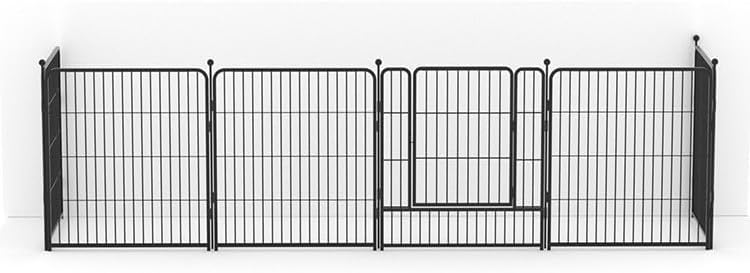 Dog Pen Dog Playpen 8 Panels Dog Fence Indoor Outdoor Playpens 80cm