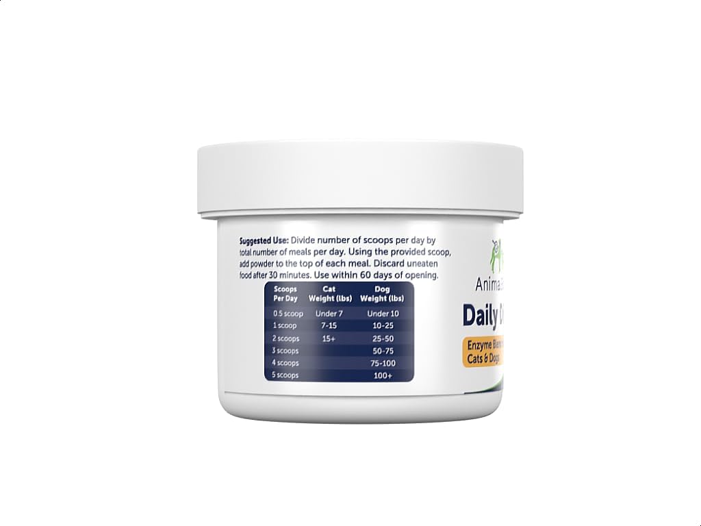 AnimalBiome Daily Digest Digestive Enzymes for Cats and Dogs 30g Powder