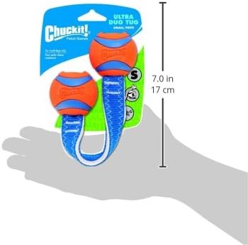 Chuckit! Ultra Duo Dog Tug Toy, Small Indoor and Outdoor Dog Toy