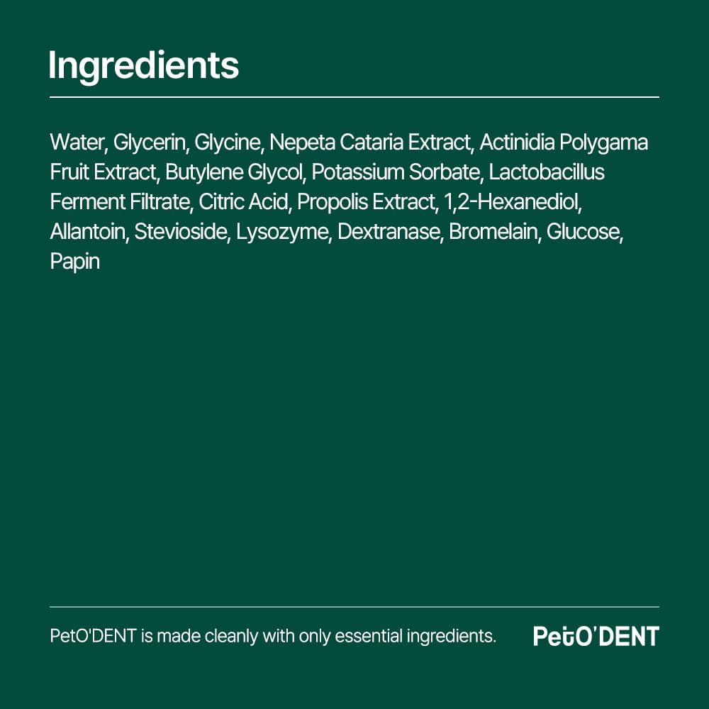PetO'Dent Dental Water Additive for Cats