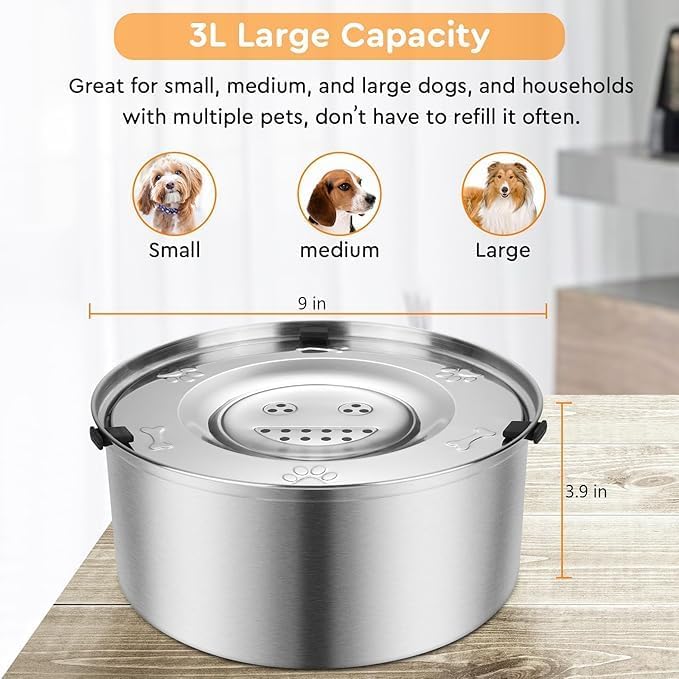 No Spill Dog Water Bowl