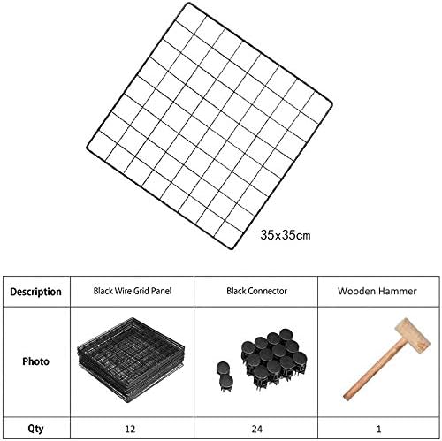 Dotala 12 Panels Metal Pet Playpen Tent Cats Exercise Pen Crate Cage Kennel Dog Foldable Fence Yard Barrier Ideal for Guinea Pigs, Rabbit, Gerbil, Puppy, DIY Metal Wire Yard Fence