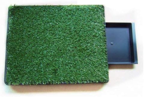 Pet Dog Toilet Mat Indoor Training Grass Potty Pad Portable Loo Tray 63X51Cm