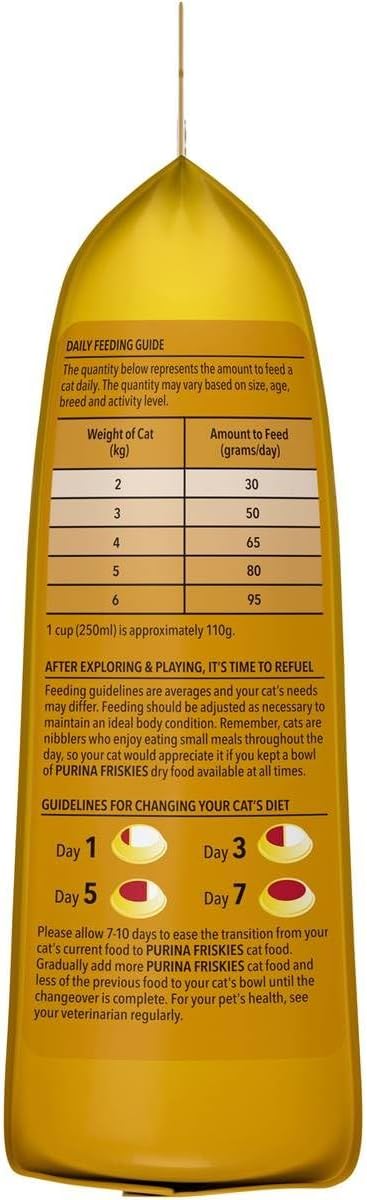 Purina Friskies Seven Flavours Adult Dry Cat Food 1 kg