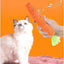 Cat Chew Toys, 2Pcs Carrot Shapes Cat Rope Toys with Sounding Parcels Interactive