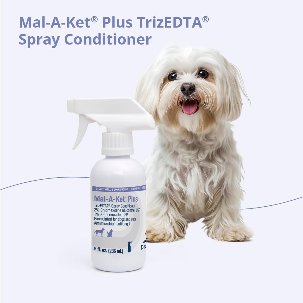 Mal-A-Ket Plus TrizEDTA Spray Conditioner for Dogs and Cats, 8 oz