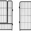 Dog Pen Dog Playpen 8 Panels Dog Fence Indoor Outdoor Playpens 80cm
