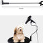 Dog Hair Dryer Stand, Handsfree Hair Dryer Holder for Pet Grooming, 360° Rotating Hair Dryer