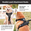 PoyPet No Pull Dog Harness, No Choke Reflective Oxford Outdoor Vest (Black,S)