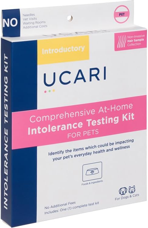 UCARI Pet Sensitivity Test | Screens for 350+ Intolerances | Food & Ingredients Analysis | Results in 48 Hours | Cats & Dogs