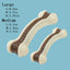 Dog Chew Toys for Aggressive Chewers Large Breed,2 Pack Beef Flavor