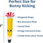 Pencil Kicker Catnip Toy w/ Long Shape & Bite Resistant Plush for Cat
