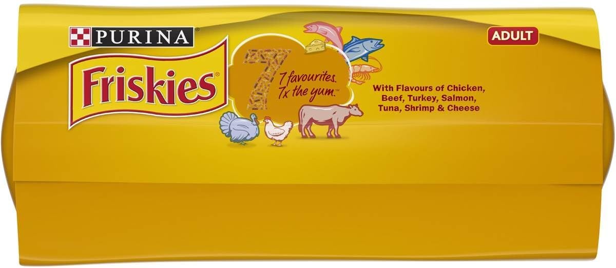Purina Friskies Seven Flavours Adult Dry Cat Food 1 kg