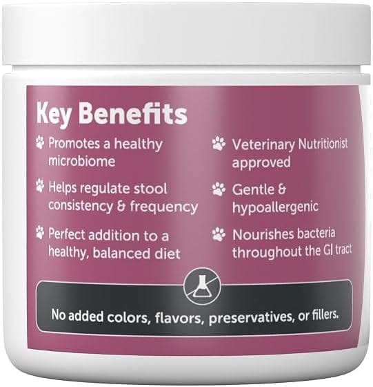 AnimalBiome Complete Fiber Blend Prebiotic Powder for Dogs and Cats