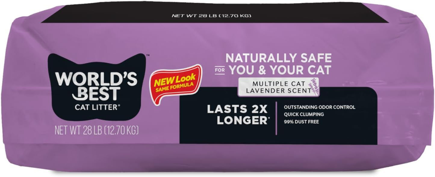 WORLDS BEST CAT LITTER LAVENDER 12.7KG