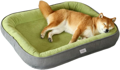 Ertah Dog Beds for Large Dogs, Medium Waterproof Dog Bed with Removable Washable Cover & Anti-Slip Bottom Washable Cover Nonskid Bottom