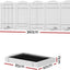 i.Pet Dog Playpen Enclosure 6 Panel Puppy Pet Fence Wooden Play Pen Gate Indoor