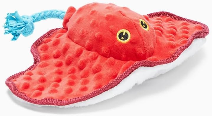 Barkbox Sting Crosby The Ray (BoBB) Dog Squeak Chew Toy