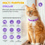 Cat Calming Collar 4 Pack – Natural Pheromone Anti Anxiety Collar for Cats, Stress Relief, Stops Scratching, Spraying & Fighting, Waterproof, Adjustable, Up to 120 Days Protection