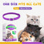 Cat Calming Collar 4 Pack – Natural Pheromone Anti Anxiety Collar for Cats, Stress Relief, Stops Scratching, Spraying & Fighting, Waterproof, Adjustable, Up to 120 Days Protection