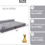 Lazy Lush Bolster Dog Bed for Extra Large Dogs, Memory Foam Orthopedic L-Shape