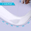 MEEXPAWS Large Pee Pads for Dogs Puppies | Suitable for 34×23 in Artificial Grass Dog Litter Box | Disposable Dog Training Pads | 70 Count | Ultra Absorbent | Instant Absorption | Leak Proof