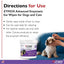 Zymox Advanced Enzymatic Ear Wipes for Dogs and Cats - for Dirty, Waxy, Smelly Ears - Premium Strength Ear Cleaner Wipes - Non-Irritating - Hypoallergenic - 100 ct