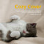 Petzly Cat Tree, 125cm Cat Tower for Large Cats Indoor, Multi-Level Cat Condo with Cat Ladder