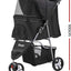 i.Pet Pet Stroller Pram Dog Cat Carrier Travel Pushchair Foldable 3 Wheels Large