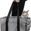 Anfower Center Console Dog Car Seat, Dog Car Seats for Small Dogs 0-15lbs
