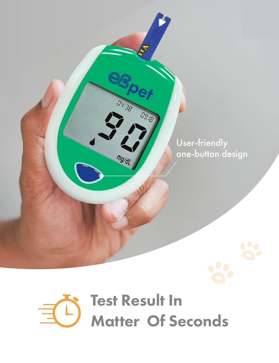 eBpet Blood Glucose Monitor System - Dogs and Cats Glucose Monitoring Kit 25 test kits
