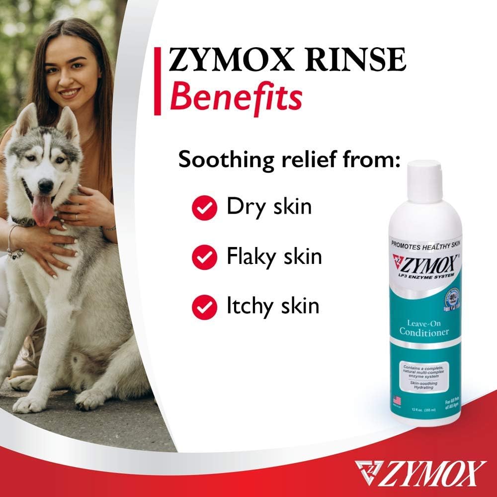 Zymox Enzymatic Dog & Cat Leave-on Conditioner (12 oz)