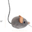 Catstages Squeak Squeak Mouse Cat Toy with Touch-Activated Sound & Catnip, Gray
