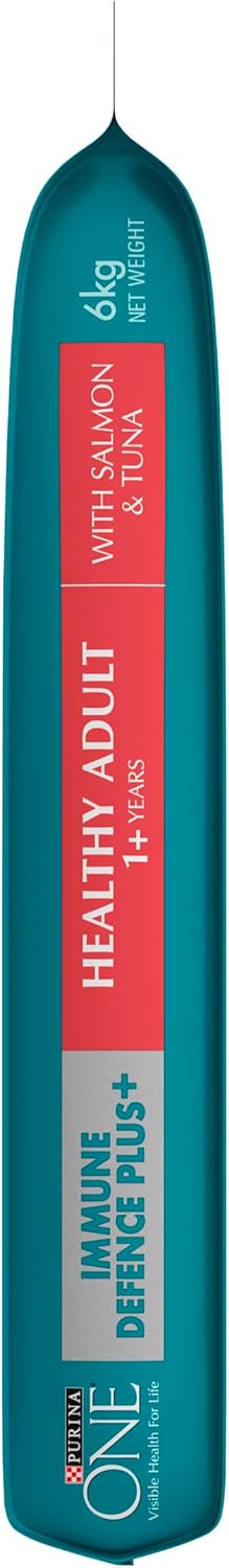 PURINA ONE Adult Dry Cat Food Salmon & Tuna 6kg