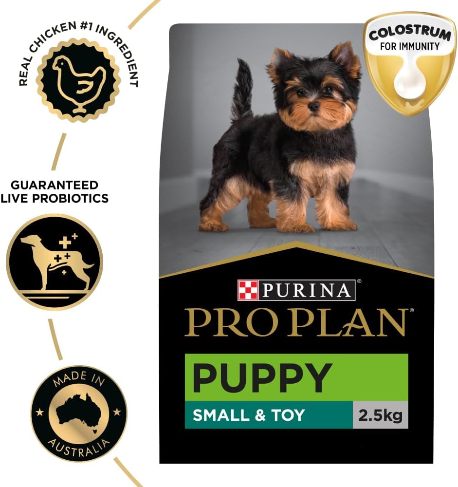 PRO Plan Puppy Dry Dog Food Small and Toy Breeds Chicken 2.5kg