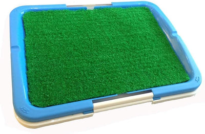 Portable Indoor Dog Puppy Pet Toilet - Artificial Grass Training Pad