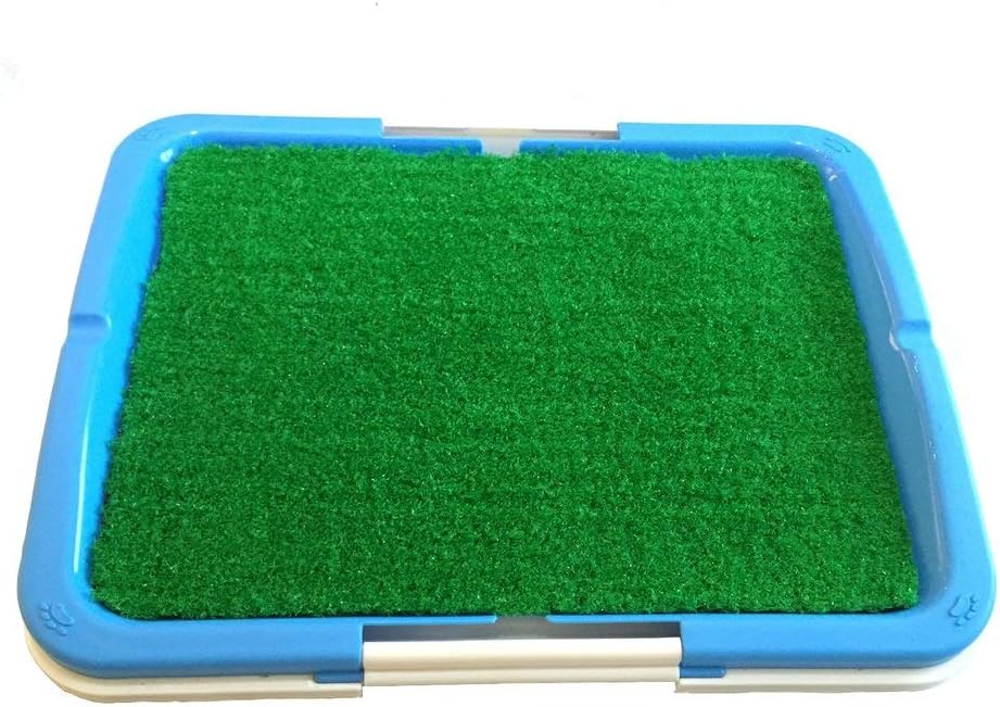 Portable Indoor Dog Puppy Pet Toilet - Artificial Grass Training Pad