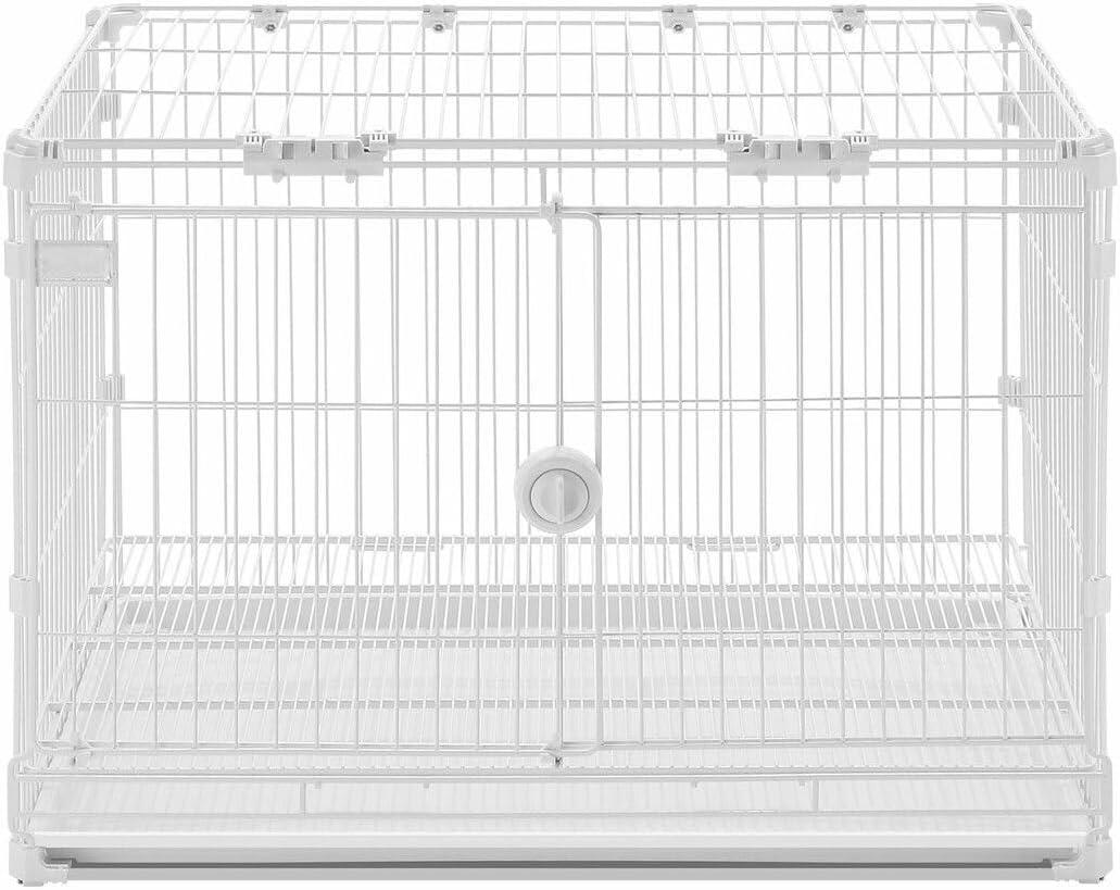 Pet Scene 3in1 Dog Crate 89x64.5x61cm,Dog Kennel Cat Cage Puppy Pen