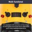 Pet Grooming Dryer, Adjustable Speed & Temperature Control Yellow Dog Blow Dryer, High Velocity Dog Hair Dryer with 4 Nozzles（Yellow