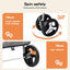 PaWz 2-Tier Pet Stroller, 4 Wheels Pet Carrier with Brake for Dog Cat