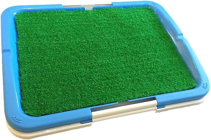Portable Indoor Dog Puppy Pet Toilet - Artificial Grass Training Pad